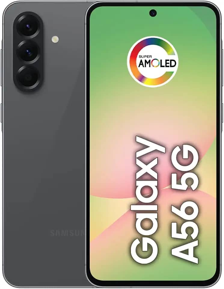 Smartphone Samsung Galaxy A56 5G 128GB, 8GB RAM, Câmera 50MP, IP67, Super AMOLED 6.7', Recursos AI, Preto