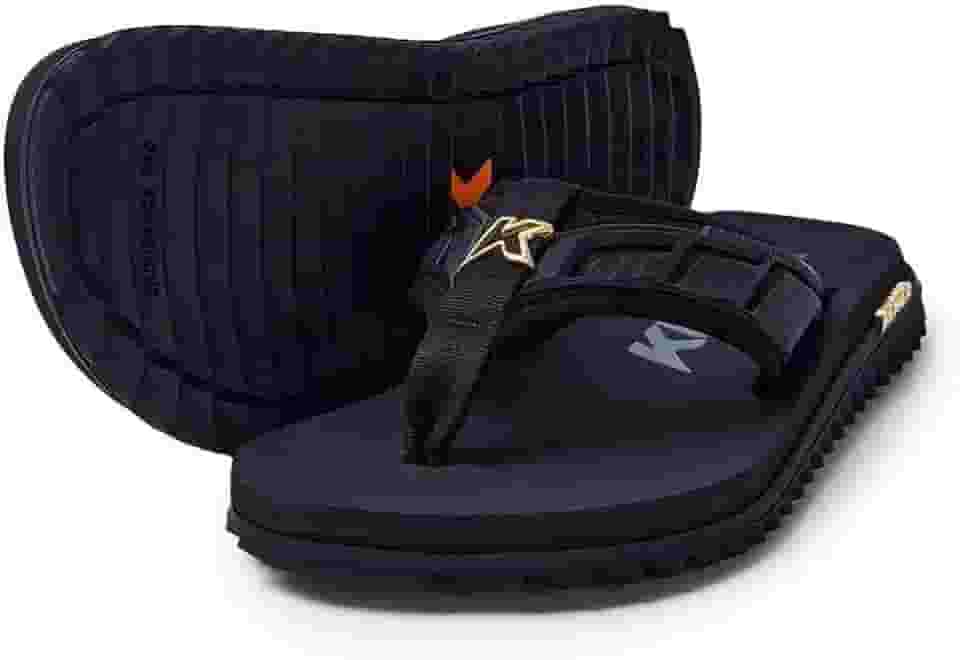 Chinelo Kenner Kivah Full Force Gold Preto