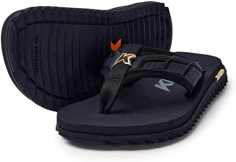 Chinelo Kenner Kivah Full Force Gold Preto