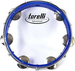 PANDEIRO INJETADO PELE NAILON TRANSPARENTE - AZUL