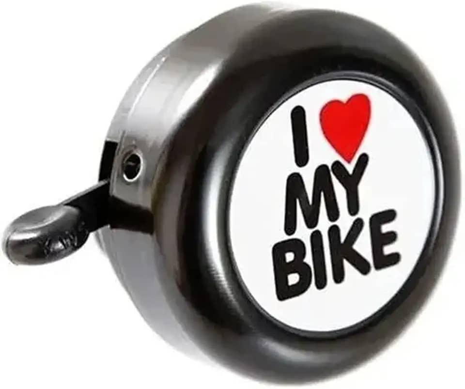 Buzina Campainha Trim Trim Para Bike I Love My Bike Preta