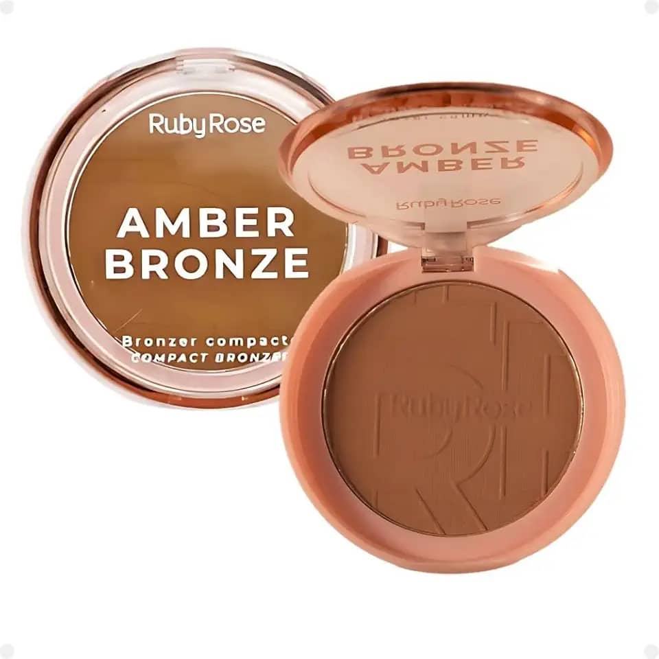 Bronzer Compacto-Amber Bronze Sunburst Hbm202-3 Ruby Rose