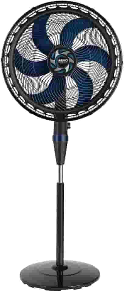 Ventilador de Coluna Arno Xtreme Force Breeze 50cm VB52, 126W, 6 Pás, 3 Velocidades, Oscilação 80º, Power Zone, Modo Sono Tranquilo, Altura Ajustável de até 1,5m, 220V