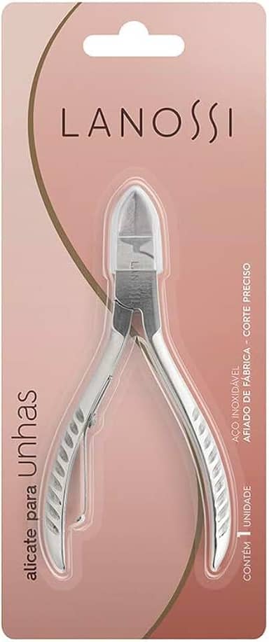 Alicate em Aço Para Unhas, Lanossi Beauty & Care.
