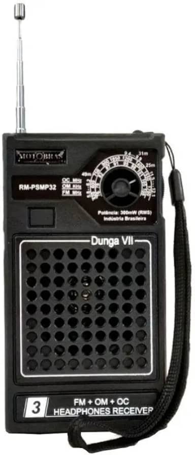 Rádio Portátil Motobrás Rm-psmp32 3 Faixas