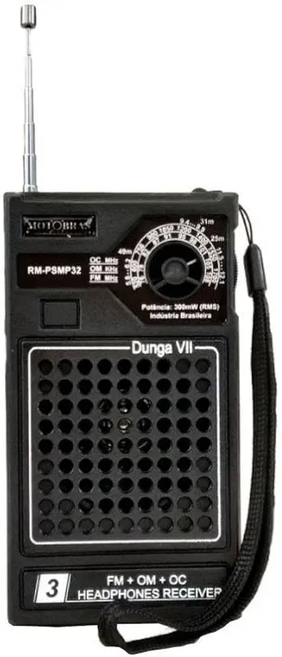 Rádio Portátil Motobrás Rm-psmp32 3 Faixas