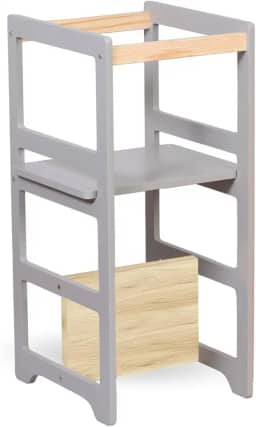 Torre De Aprendizagem Montessoriana Regula Altura Criança