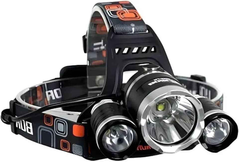 Lanterna De Cabeça Led Recarregavel Profissional Para ciclismo Pesca Camping Ciclismo Acampamento