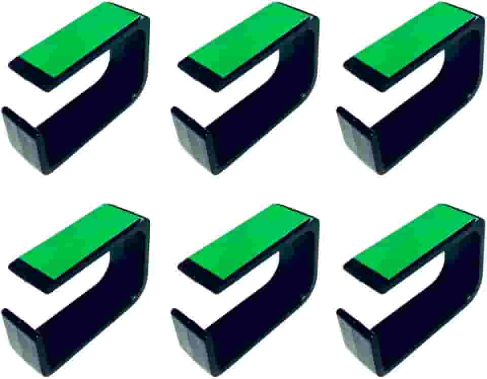 Organizador de cabos e fios para mesa oculto kit com 6 unidades Marca: Abcfixadores