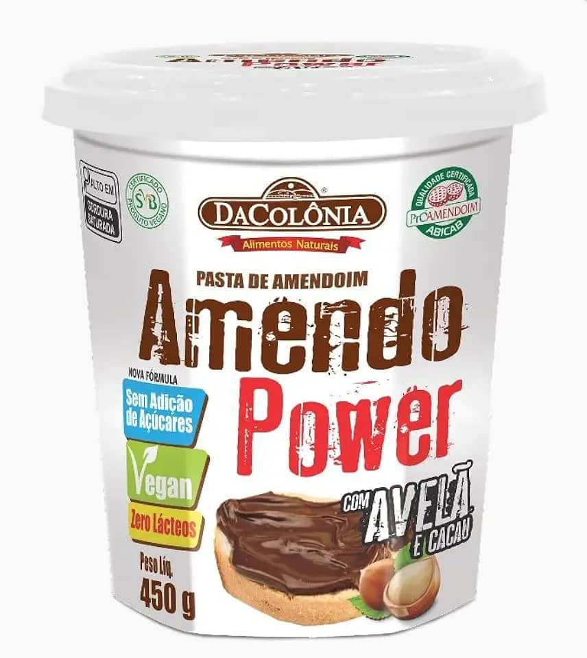 Amendopower Pasta De Amendoim Com Avela E Cacau Zero 450G
