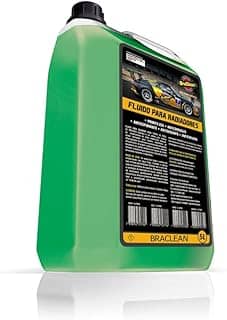 Fluido para Radiador Verde Pronto Uso 5 Litros BraClean Anticorrosivo Antiespuma Para Sistema de Arrefecimento Veículos Leves e Pesados Diesel Gasolina Etanol GNV
