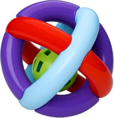 Bola Maluquinha para Bebês - Brinquedo Sensorial e Educativo - Cores sortidas
