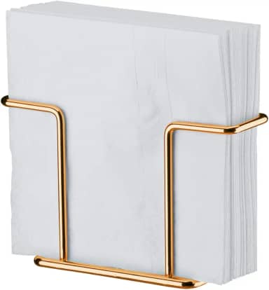 Porta guardanapos pequeno dourado - Linha Caffè - Future