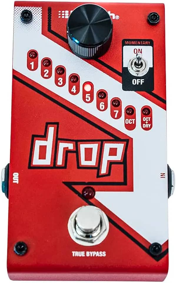 DigiTech Drop Tune Pitch-Shifter compacto Polifônico Drop Tune