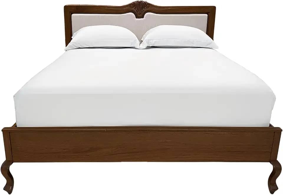 Jogo de Cama Queen Percal 400 Fios 100% Algodão Egípcios 03 Peças Ruth Sanches Toque Premium Extra Macio – Branco