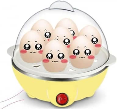 Cozedor Elétrico A Vapor Ovos Egg Cooker 110v 350w (Amarelo)