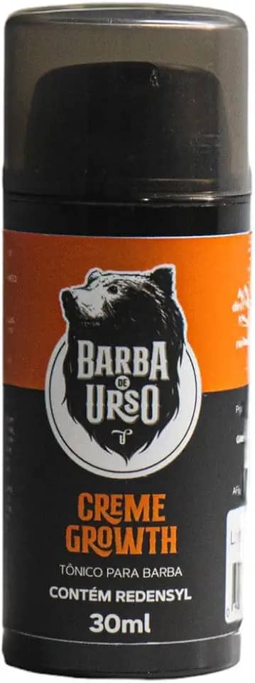 Tônico para Barba Creme Growth Barba de Urso 30ml