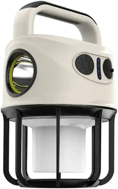 2 em 1 Lampião Luminária Led e Lanterna de Mão Recarregável USB Bateria Camping Aventura Manutenção