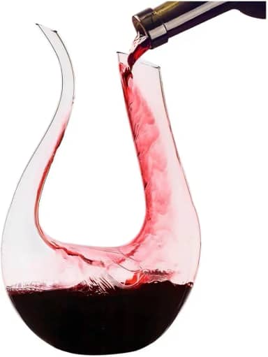 Decanter Vinho Aerador Decantador Moderno Luxo em U