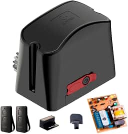 Motor de Portão Deslizante DZ Casa Fit Garen Automatizador De Portões até 300kg 1/4 com 2 Controles (220, Volts)