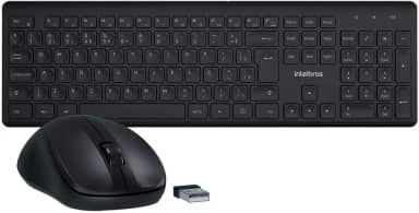 Combo Teclado e Mouse CSI50 Sem Fio Preto Intelbras