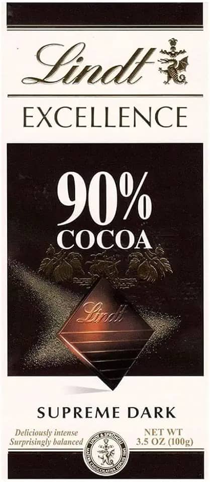 Chocolate LINDT Excellence Dark 90% 100g