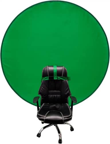 Fundo Fotográfico Estúdios Chroma Key Verde 142cm Portátil Para Home Office Streaming e Gravações com Bolsa T-Photo