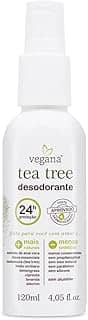 Vegana Desodorante Corporal Tea Tree 120ml, VEGANA