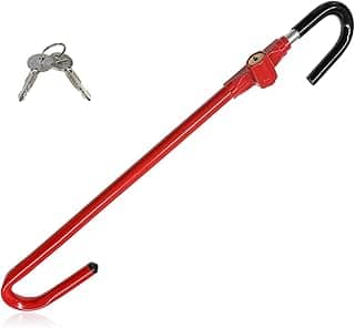 Trava Antifurto Universal Volante e Pedal Aço Reforçado Segurança Carro Caminhonete SUV com 2 Chaves