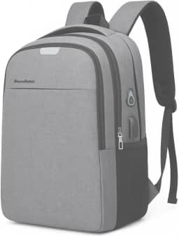 Mochila Executiva Unissex para Notebook até 15.6' - com Entrada USB e Passa-fio para fone – Ideal para Faculdade, Trabalho e Viagens – Antifurto, Resistente e Confortável