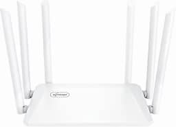 Roteador WiFi 5G Gigabit - Sinal Ultra Forte com 6 Antenas de 5dB, 3 Modos (Roteador/AP/Repetidor), Cobertura 300m Externas e 100m Internas -Velocidade Wi-FI até 867 Mbps (5GHz) + 300 Mbps (2,4GHz)