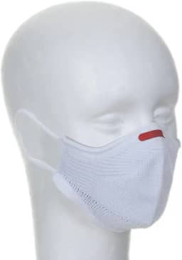Máscara Fiber Knit AIR + Filtro de Proteção + Suporte, Branca, M (Feminino)
