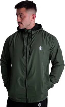 Jaqueta Corta Vento Masculina Imperméavel Forrada Esportiva Proteção Contra Chuva Type One