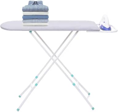 Tabua de Passar Roupa Com Suporte para Ferro Tecido Termico Mesa Passadeira