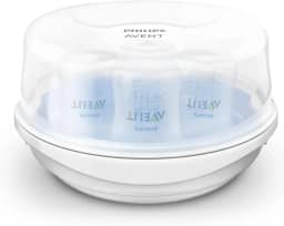 Esterilizador De Microondas para Mamadeiras Bicos e Chupetas Philips Avent Azul/Branco