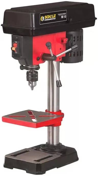 Furadeira De Bancada P/Trabalhar Metais Fb 13-127v 60hz 4polos - Zj Schulz