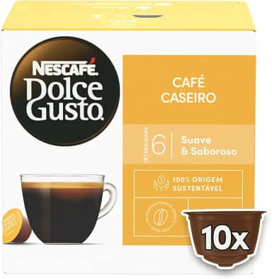Dolce Gusto Café Caseiro 10 Cápsulas