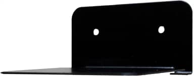 Kit Com 3 Prateleiras Invisível Para Livros De Parede Cor Preto