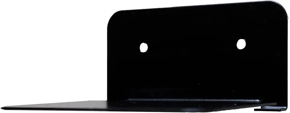 Kit Com 3 Prateleiras Invisível Para Livros De Parede Cor Preto