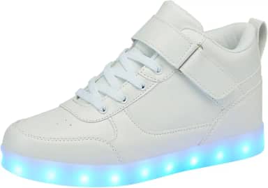 Tênis de dança de LED com carregamento USB