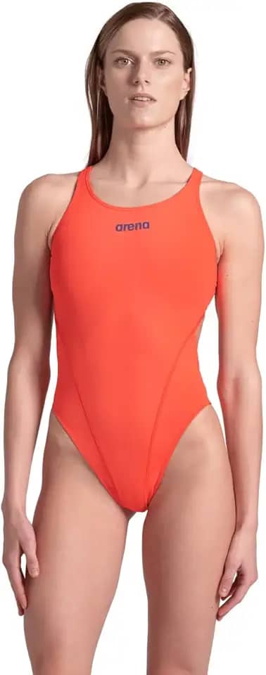 Maiô Arena Performance Women's Solid Team Swim Tech Swimsuit ArenaFeminino