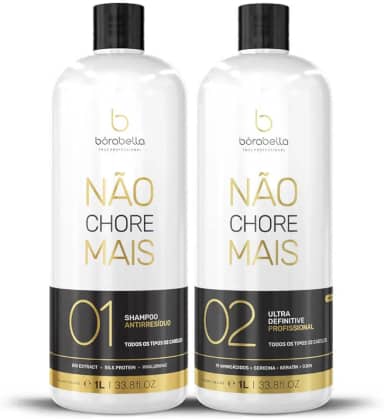BORABELLA Kit Progressiva Não Chore Mais Tratamento 1000Ml