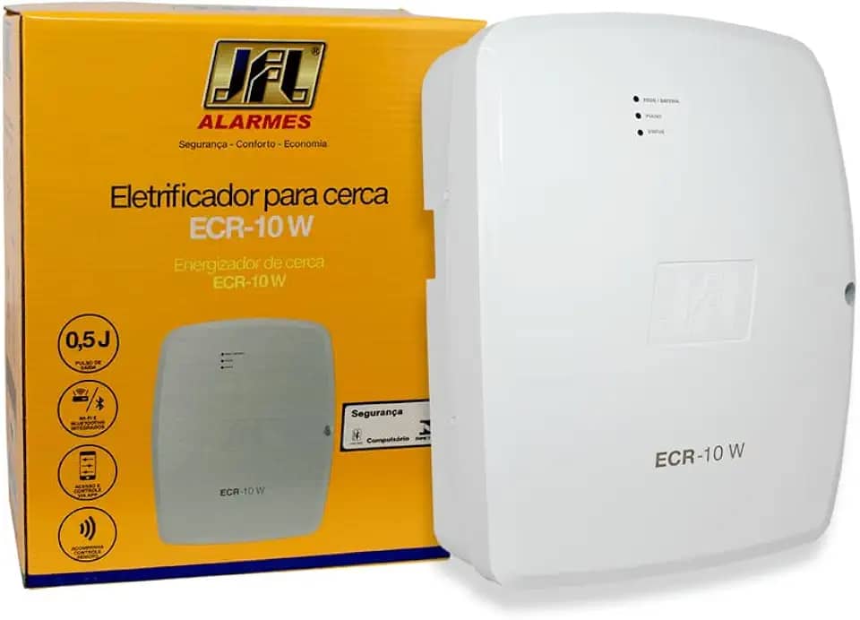 Cerca Elétrica ECR-10W Central Eletrificador JFL Com Wi-fi