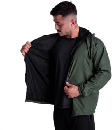 Corta Vento Masculina Jaqueta 100% Forrada Lisa Sem Marca Esportiva