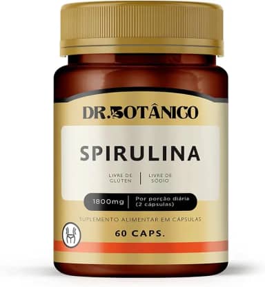 SPIRULINA 1.800MG 60 CAPSULAS DR. BOTANICO