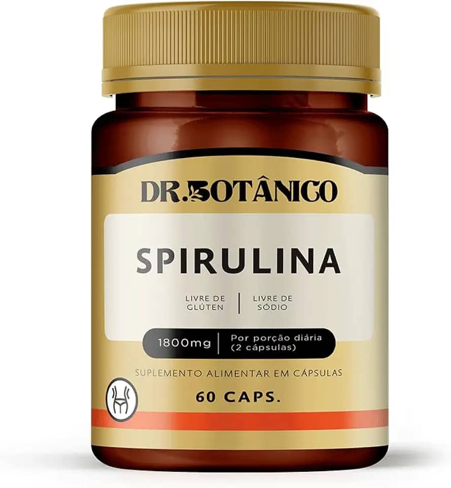 SPIRULINA 1.800MG 60 CAPSULAS DR. BOTANICO