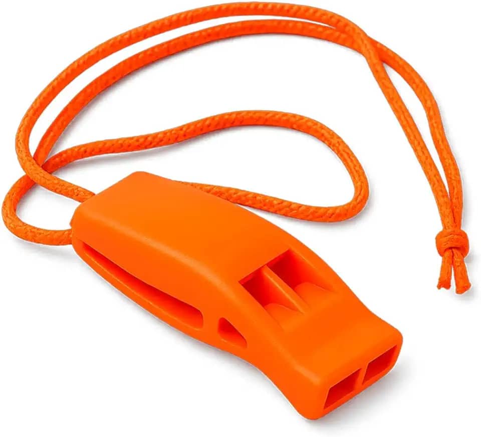 Apito de Emergência com Som Alto para Trilhas, Camping e Defesa Pessoal Escoteiros Trilheiros