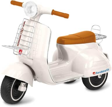 Scooter Banderetta Eletrica 6V Off White Bandeirante