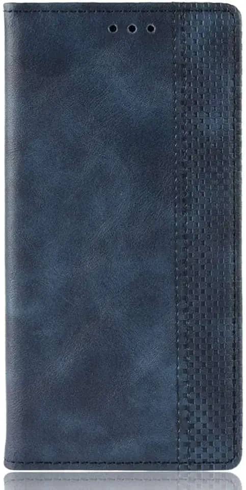 Capa para LG K62,Capa de caso de flip de couro para LG K62 Case,Caso de telefone de carteira,Caso de telefone de carteira com slots de cartão -Blue