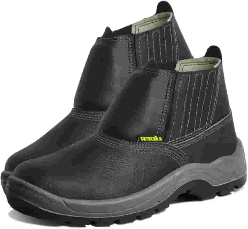 Botina Bota EPI para trabalho Unissex - L102PVC Lider com Bico de PVC e solado Duplo (37)